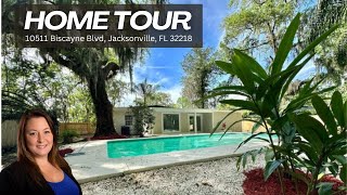 Tour New POOL HOME Listing | 10511 Biscayne Blvd, Jacksonville, FL 32218 | Offered at $289k
