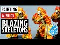 How to paint Blazing Skeletons | D&D Ravenloft Boardgame | Boxes of Shame