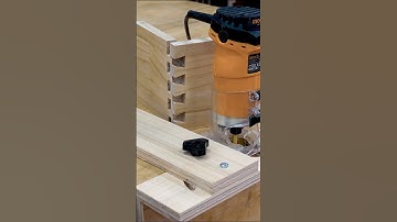 Create PERFECT Wooden Finger Joints with This DIY Router Rail Guide Jig  #woodworking #sawblade