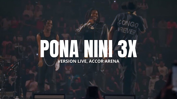 Tiakola - Pona nini feat Genezio, Prototype (Version Live, Accor Arena)