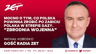 Michał Kobosko Mocno Zbrodnia Wojenna Izrael Staje Się Wrogiem Izraela