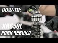 How To Rebuild Fork Seals on a Honda XR650L