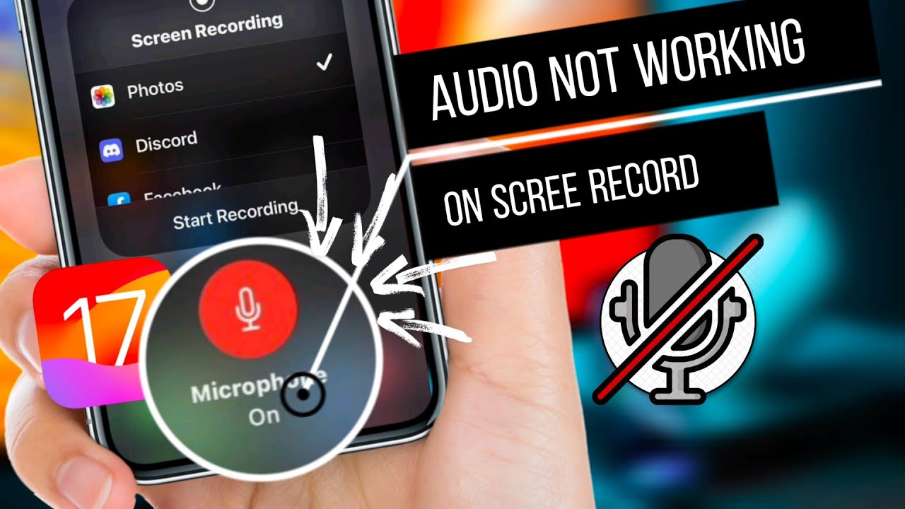 Fix IPhone Screen Recording No Audio Solve IPhone Screen Record No fix-iphone-screen-recording-no-audio-solve-iphone-screen-record-no