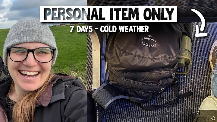 Personal Item Only & Cold Weather 🍀 Extreme Minimalist Packing thumbnail
