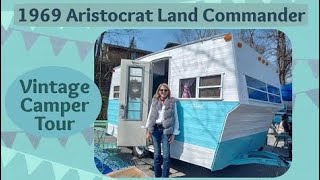 1969 Aristocrat Vintage Trailer Tour // Sisters on the Fly Rally