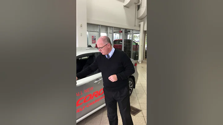 Bob McAvoy and the beautiful 2020 Toyota Corolla