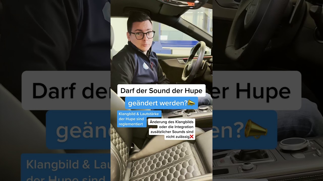 Muss eine Hupe immer wie eine Hupe klingen oder darf der Sound