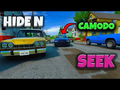 I Blended in TOO WELL and he COULDN'T Find Me in BeamNG Drive!