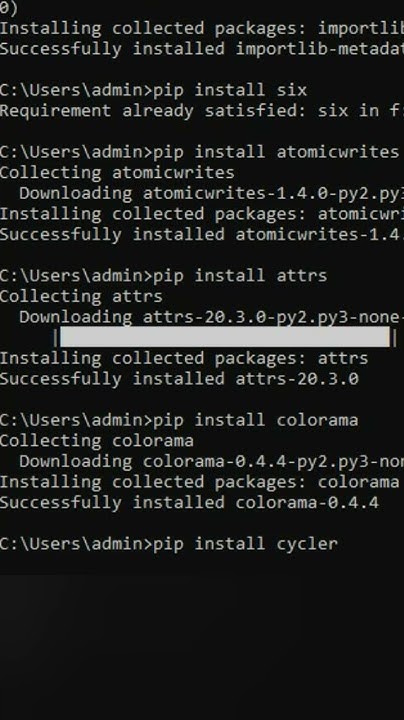 How to install python modules numpy pandas keras matplotlib tensorflow ...