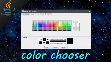Java color chooser 🎨