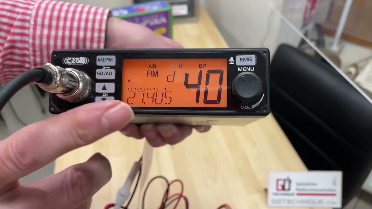 Video: CB vozidlová vysielačka CRT ALPHA N 12/24V