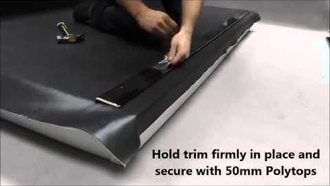 SureEdge Gutter Trim with Standard Backplate Installation