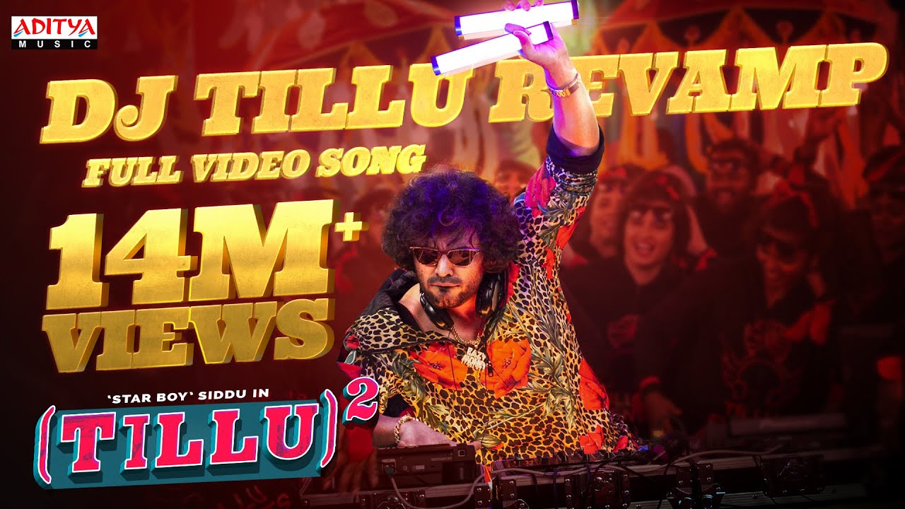 Dj Tillu Revamp Full Video  Tillu Square  Siddu Jonnalagadda Anupama  Mallik Ram  Ram Miriyala