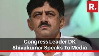 Congress Leader DK Shivakumar Speaks To Media, Concedes Karnataka Bypoll Election Defeat