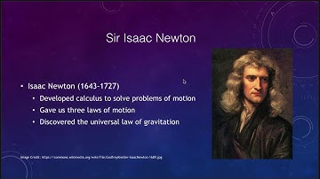 Lesson 3 - Lecture 2 - Understanding Orbits - Newton & Gravity - OpenStax