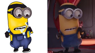 Giant Minion - Bob MINIONS Clips Funny Drawing Meme