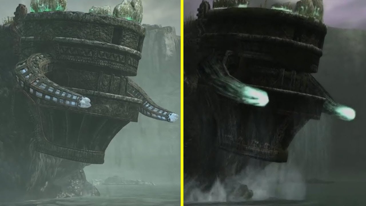 Shadow of the Colossus Remake vs HD Remaster All Cutscenes Comparison