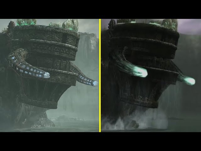 Shadow of the Colossus Remake vs Original All Collosus Cutscenes Comparison  
