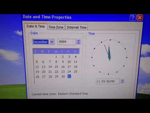 Y10K  Bug On Windows XP In The Year 10000
