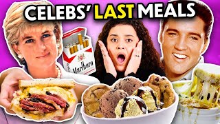 Trying Celebrities' Last Meals! (Elvis Presley, Princess Diana, Marilyn Monroe)