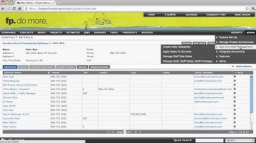 Function Point Software - How to Add Staff
