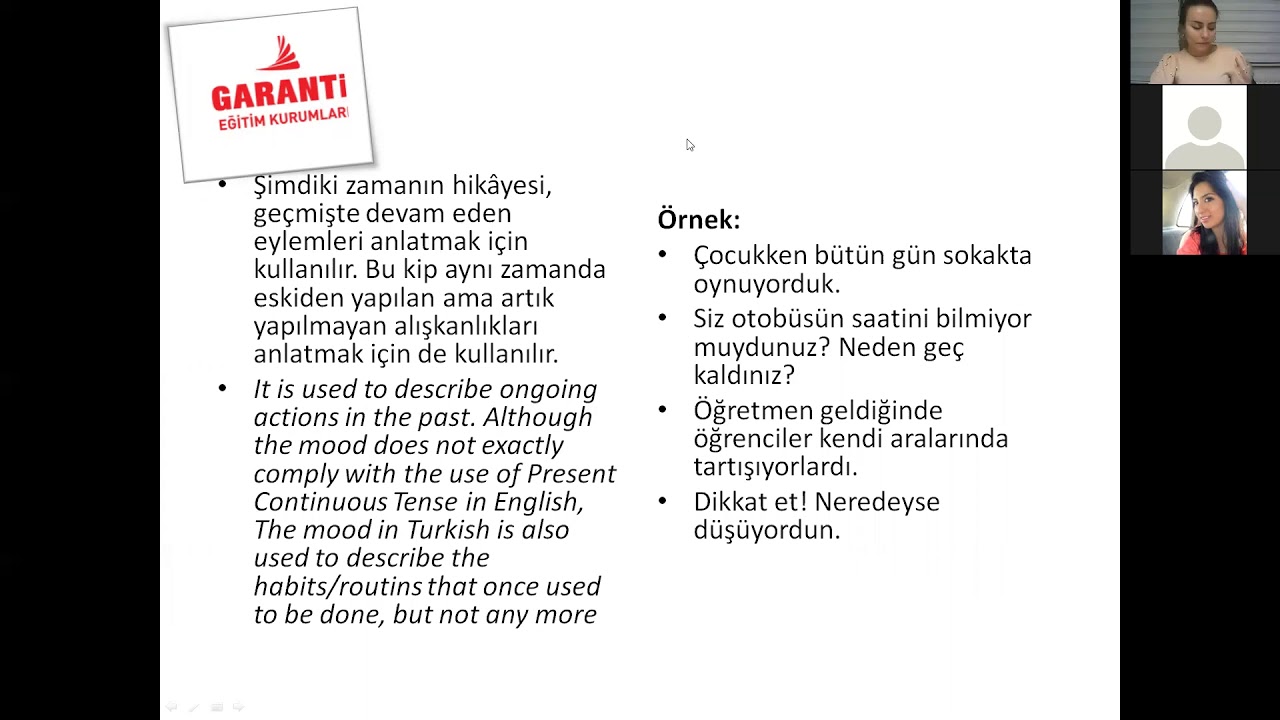 şimdiki zamanın hikayesi