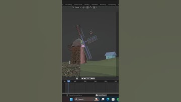 WIND MIL #blender #blender3d #shorts #shortsvideo