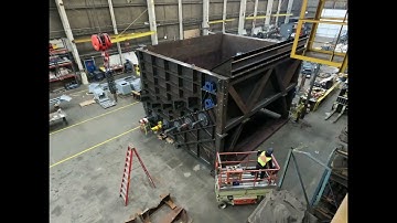 IEM Side-discharge Rotary Debarker made for Mercer for the Pulp Mill in Peace River Alberta