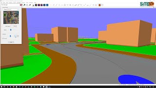 Site3D: 3D Drive Through Along Multiple Roads