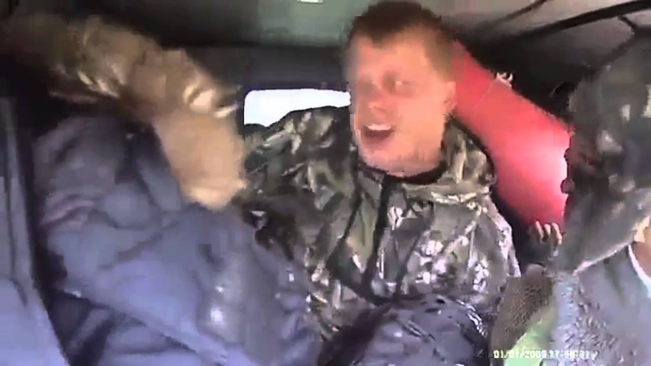 Пьяные на уазе