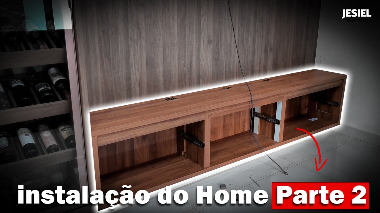Instalação do Home na Cidade em Rio das Pedras -SP | marcenaria