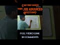 Can you solve this JEE Advanced Question? Coordinate Geometry