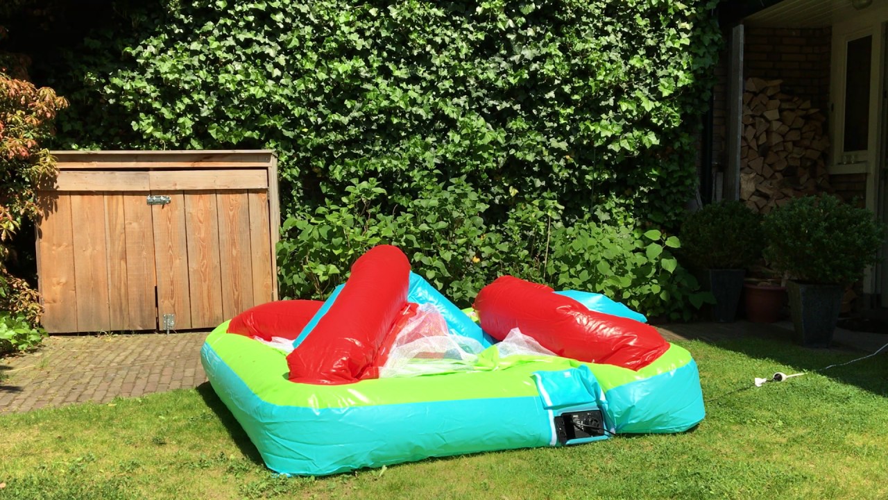 oppompen springkasteel in maar 3 minuten!