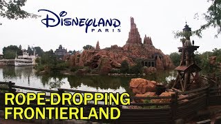 4K Rope-dropping Frontierland / Big Thunder Mountain at Disneyland Paris Wealth