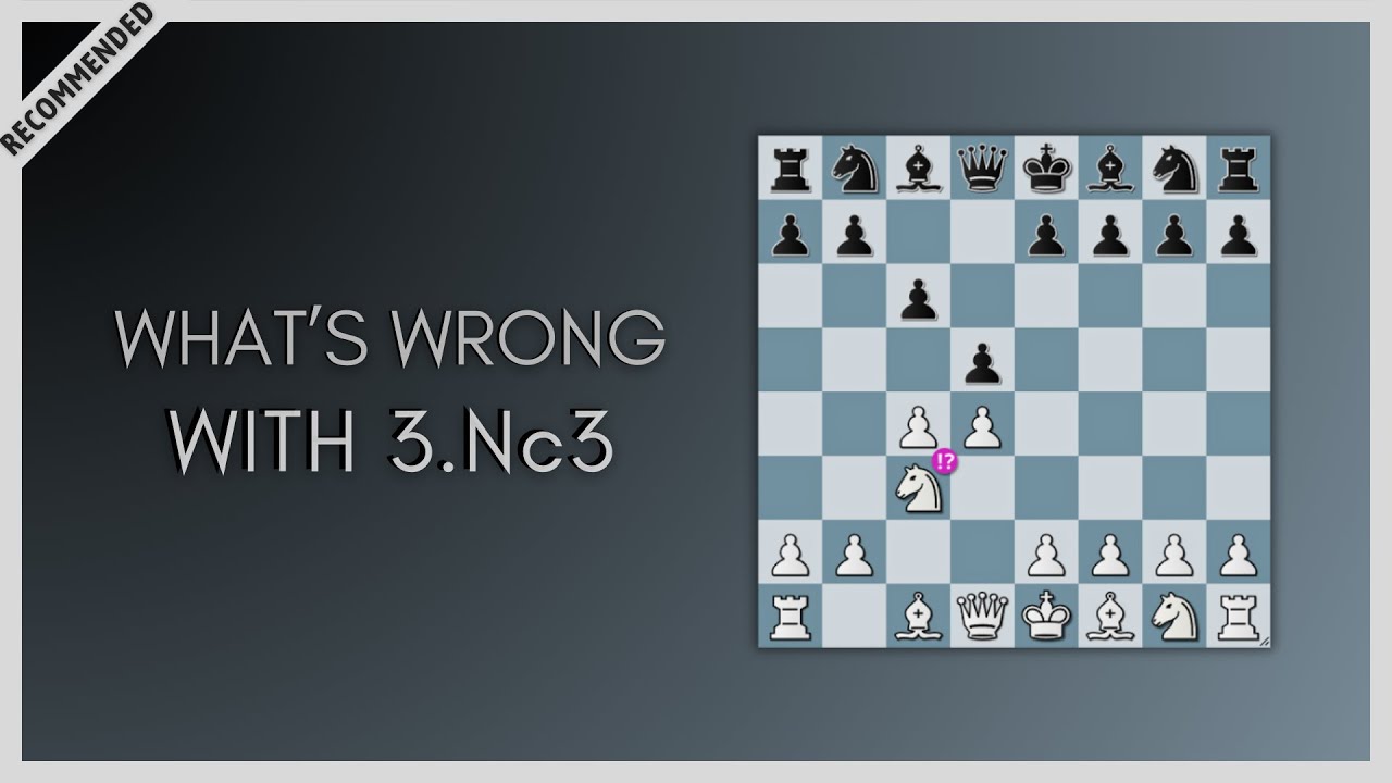 Славянская защита: что не так с ходом 3. Nc3?