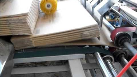 Fully automatic folder gluer machine folding gluing machine carton making machine