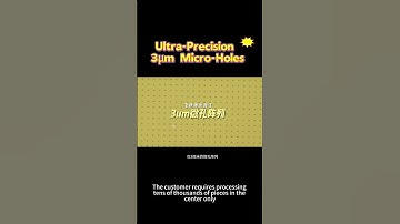 Ultra-Precision 3μm Micro-Holes: Femtosecond Laser Drilling on PI Films