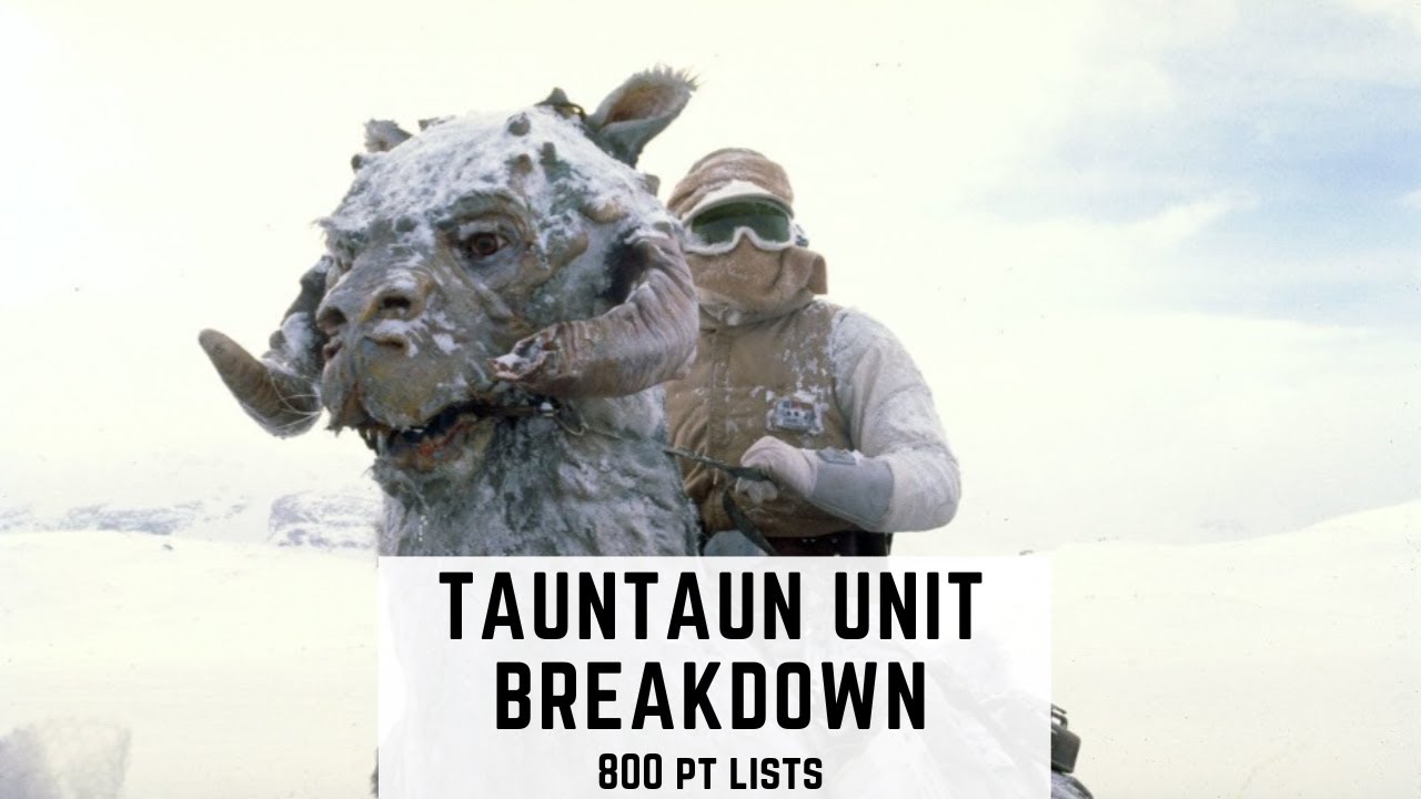 Unit Breakdown Animation Star Wars: Legion: Tauntaun Unit Breakdown - YouTube