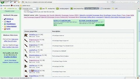 How To Get Runescape Cursors (English)