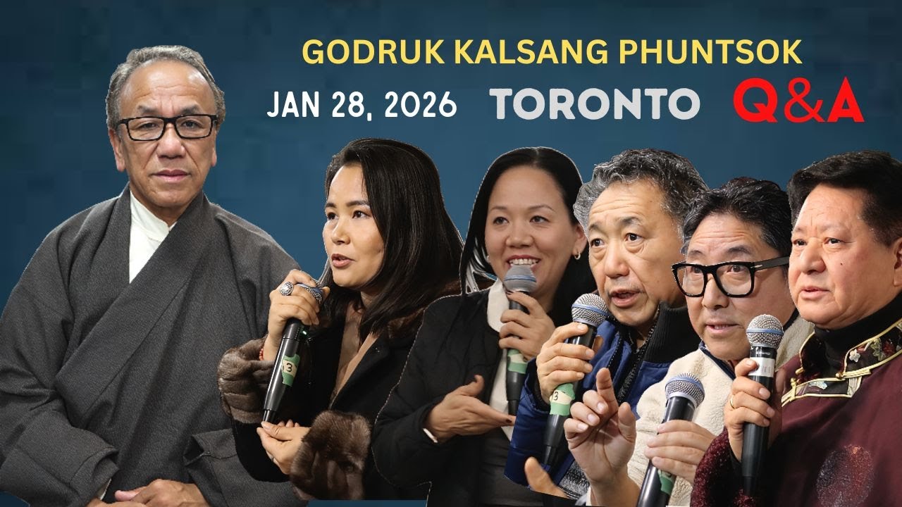 Godruk Kalsang Phuntsok in Toronto, Jan 28, 2026, North & South America Tibetan Chithue Candidate