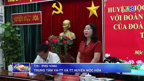 Đoàn giám sát chuyên đề của Đoàn Đại biểu Quốc hội tỉnh Long An làm việc tại Mộc Hoá