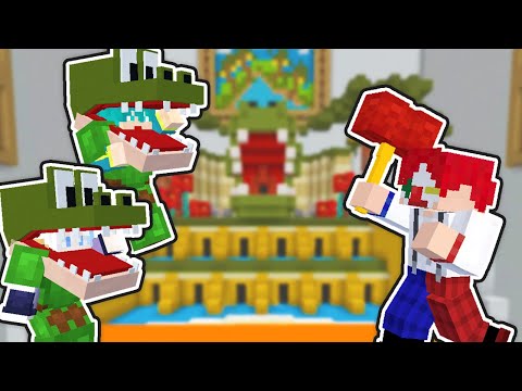I tried playing the Minecraft version of Crocodile Panic