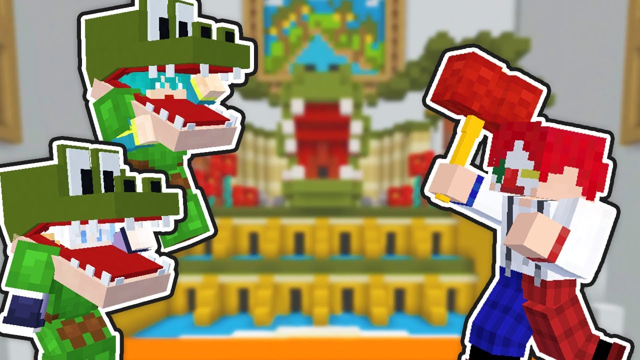 I tried playing the Minecraft version of Crocodile Panic