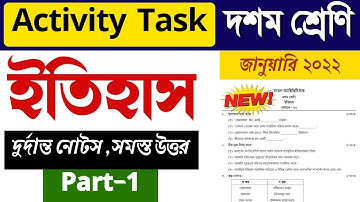 model activity task class10 history part 1 January 2022 | class10 activity task history January 2022