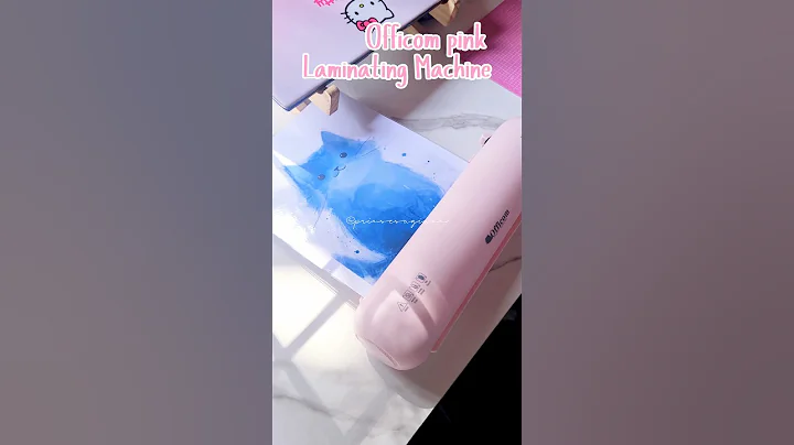Officom Pink Laminating Machine