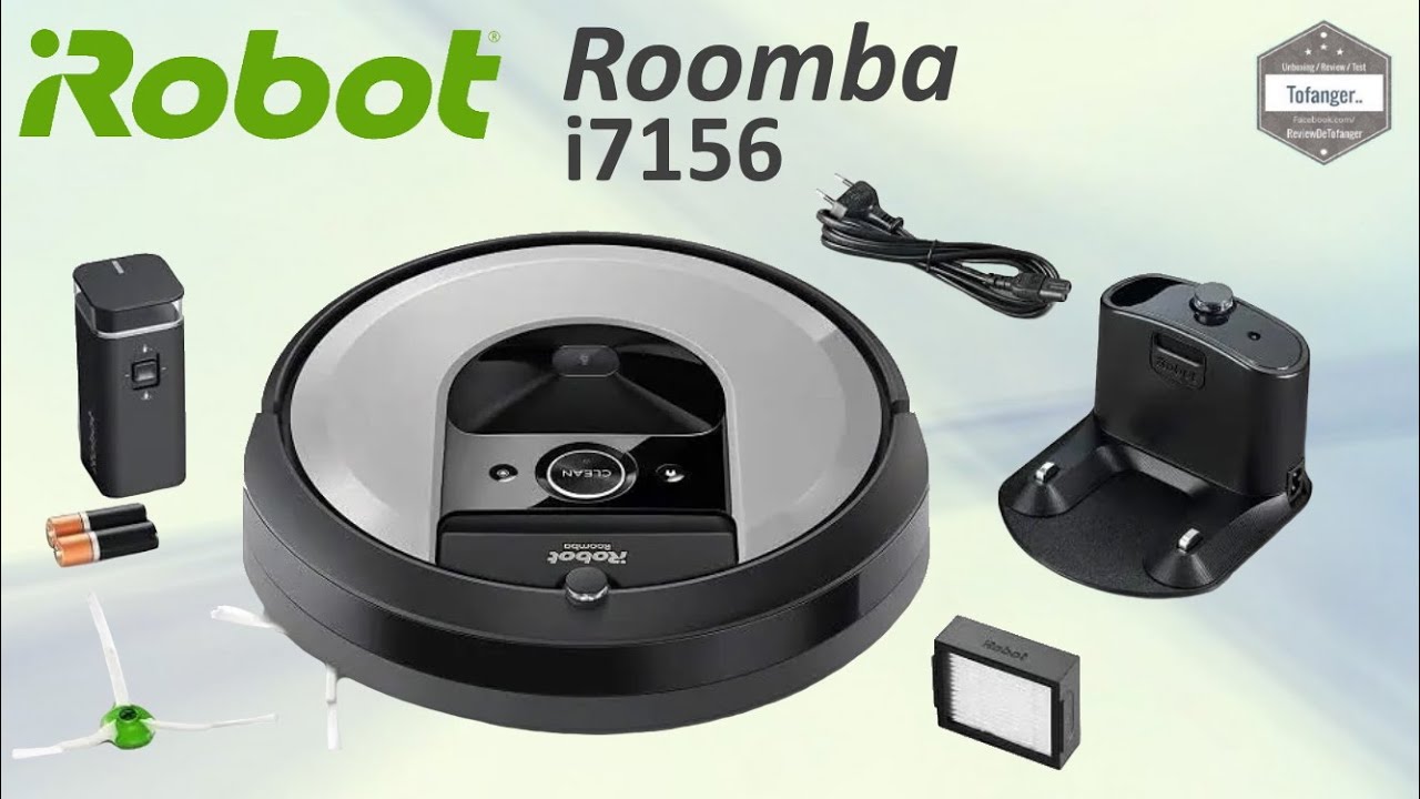 iRobot Roomba i7156 Connected Robot Vacuum - iRoomba App - Android & iOS - Roomba  i7 - Unboxing 