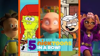 All New 5 Nicktoons In A Row Promo 110522 Fm
