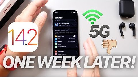 iOS 14.2 one week Later - there is one problem!