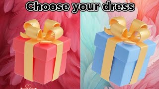 Choose your gift🎁 🤮🥰|| 2 gift box challenge || pink and blue #wouldyourather#chooseyourgift