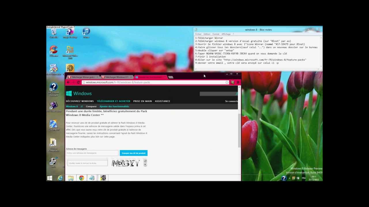 [FR] TÉLÉCHARGER et INSTALLER Windows 8 gratuitement , facilement et